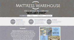 Desktop Screenshot of mattressoxnard.com